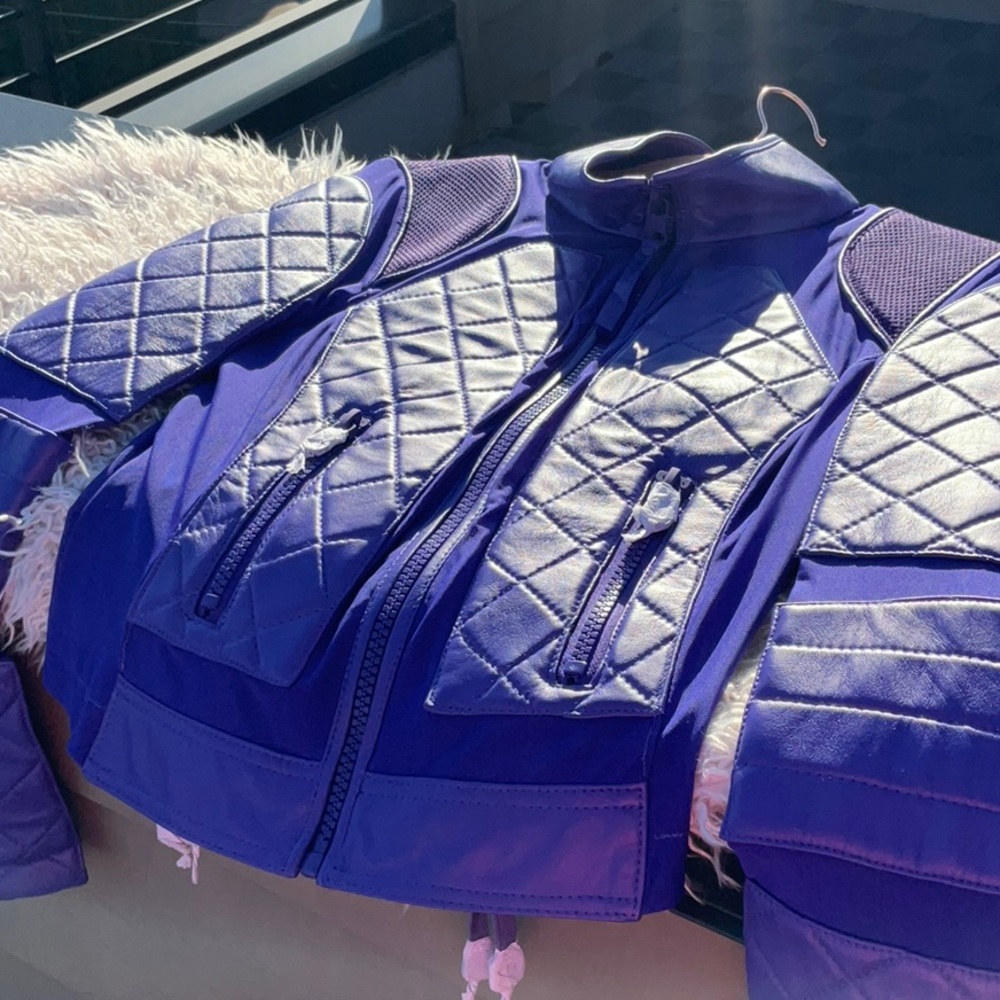 Soldout NWT Blanc Noir Moto Royal Purple